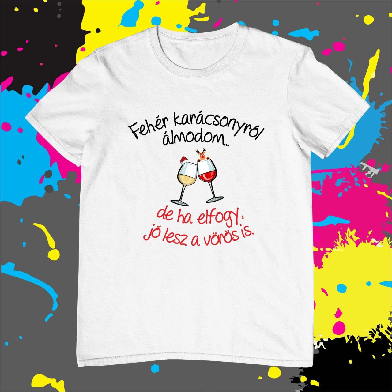 Fehér karácsonyról - Férfi póló