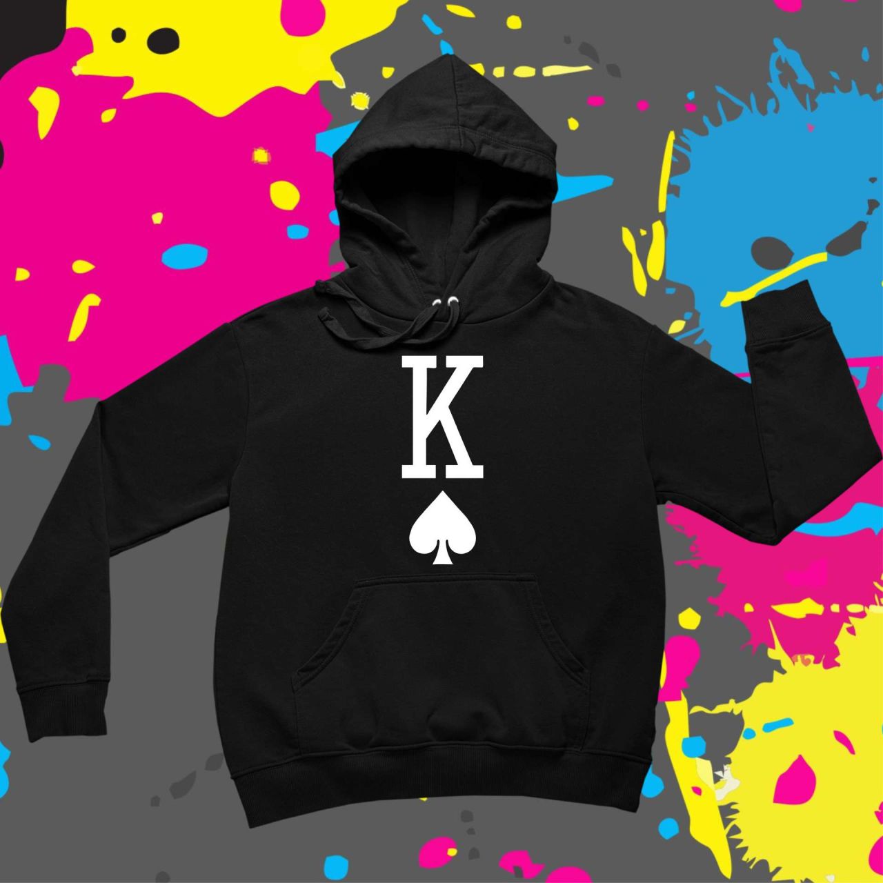 King! - Kapucnis pulóver