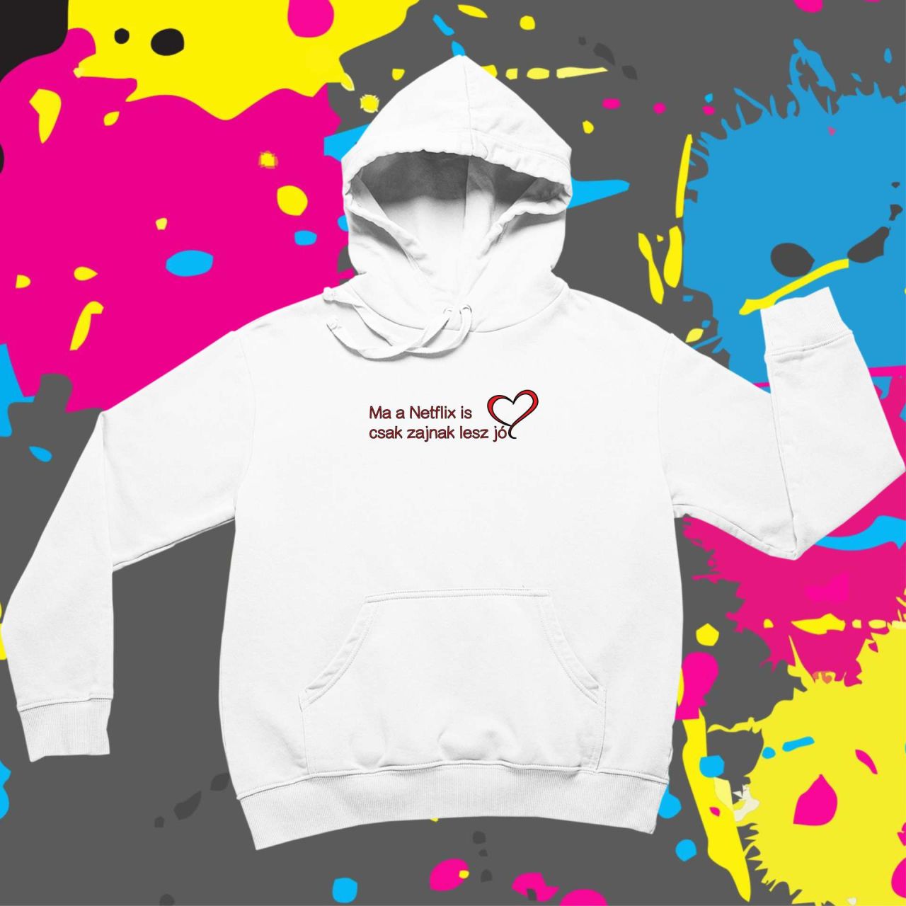 Csak zajnak lesz jó - Kapucnis pulóver