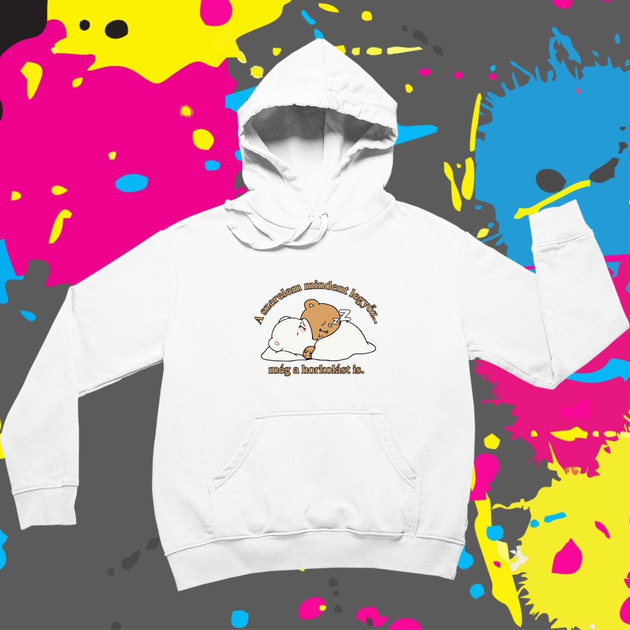 A szerelem mindent legyőz - Kapucnis pulóver