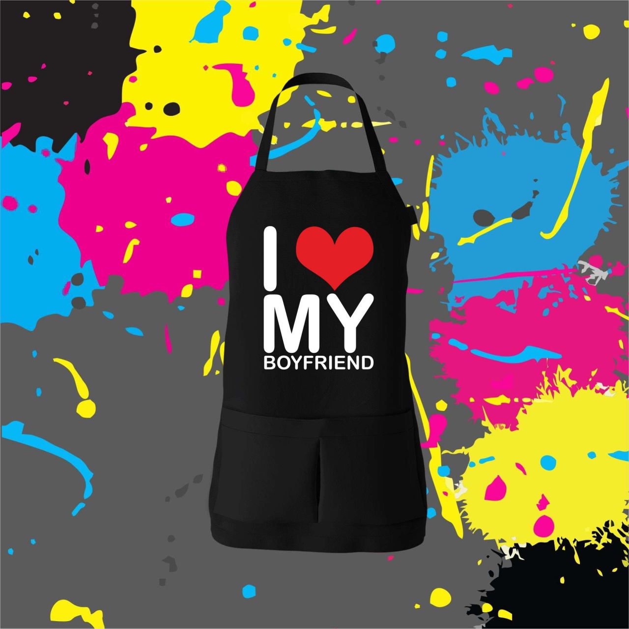 I love my boyfriend! - Kötény