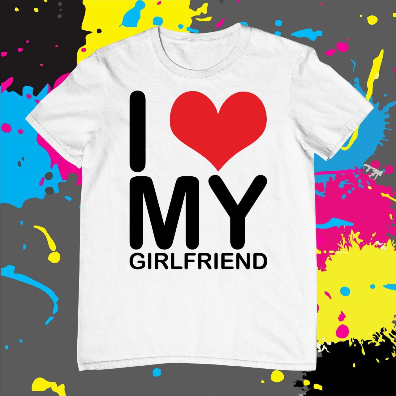 I love my girlfriend - Férfi póló