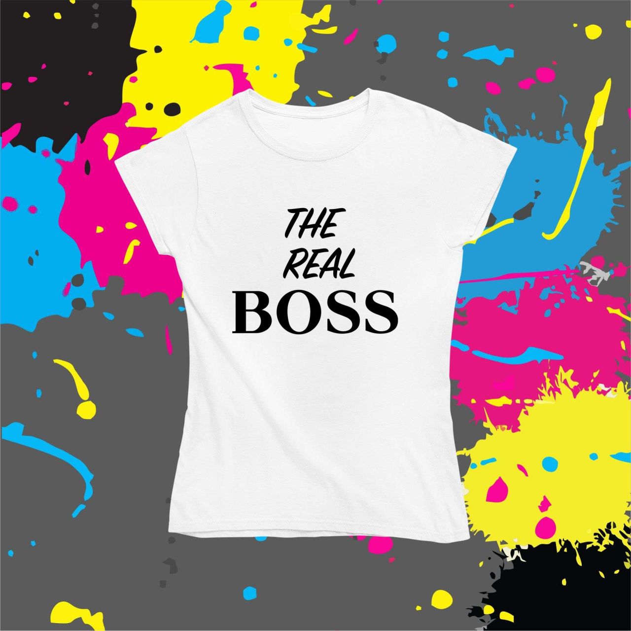 The real Boss - Női póló