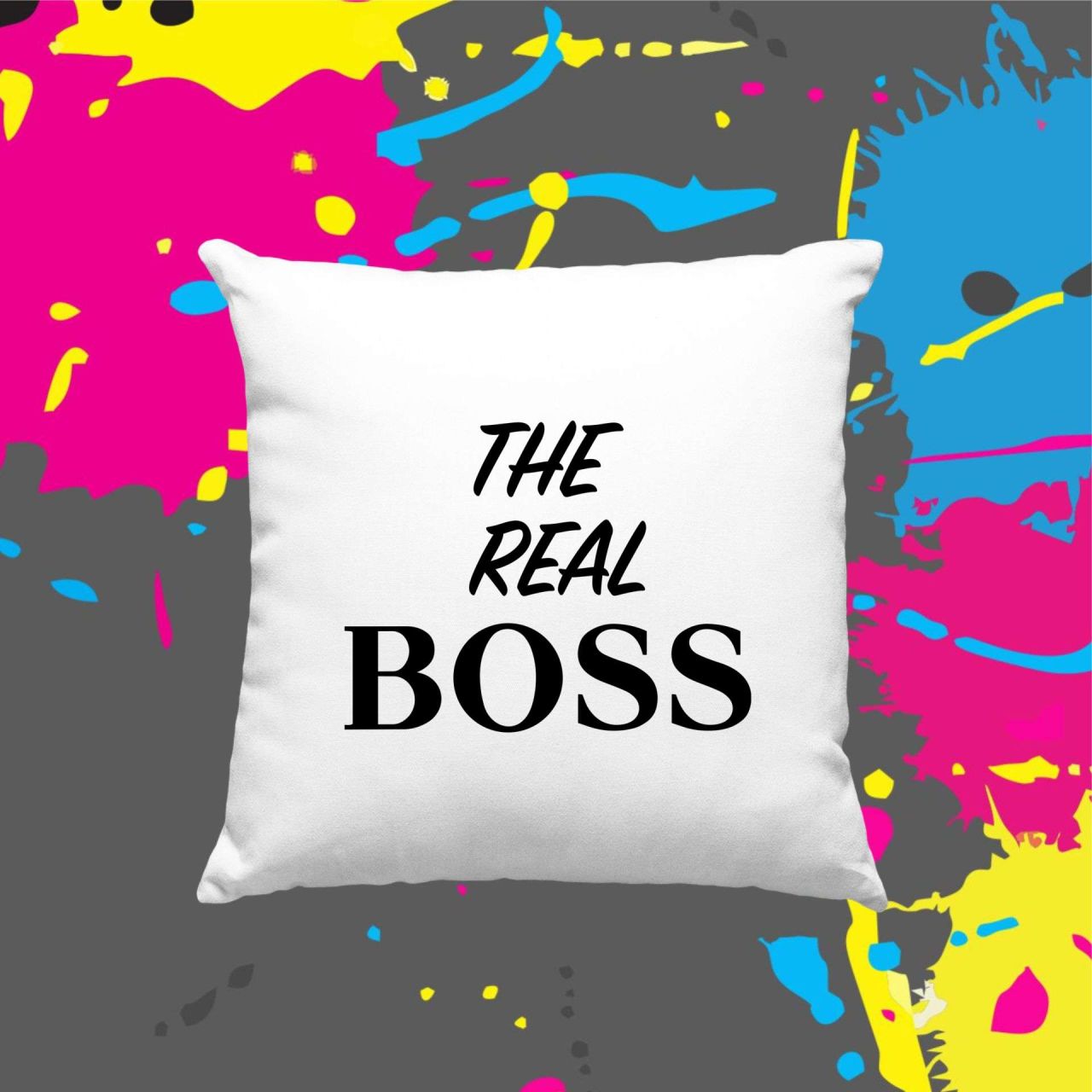 The real Boss - Kocka párna