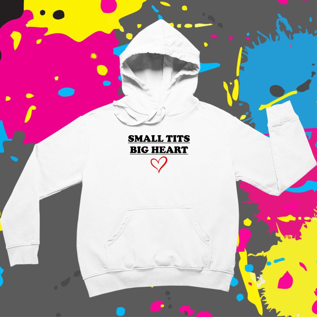 Big heart - Kapucnis pulóver