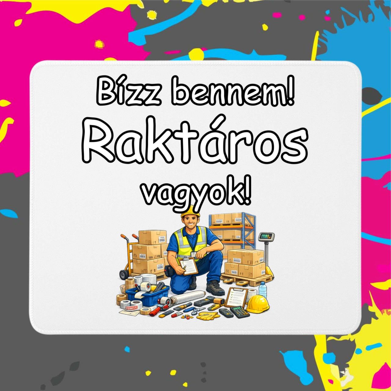 Bízz bennem raktáros vagyok - Egérpad