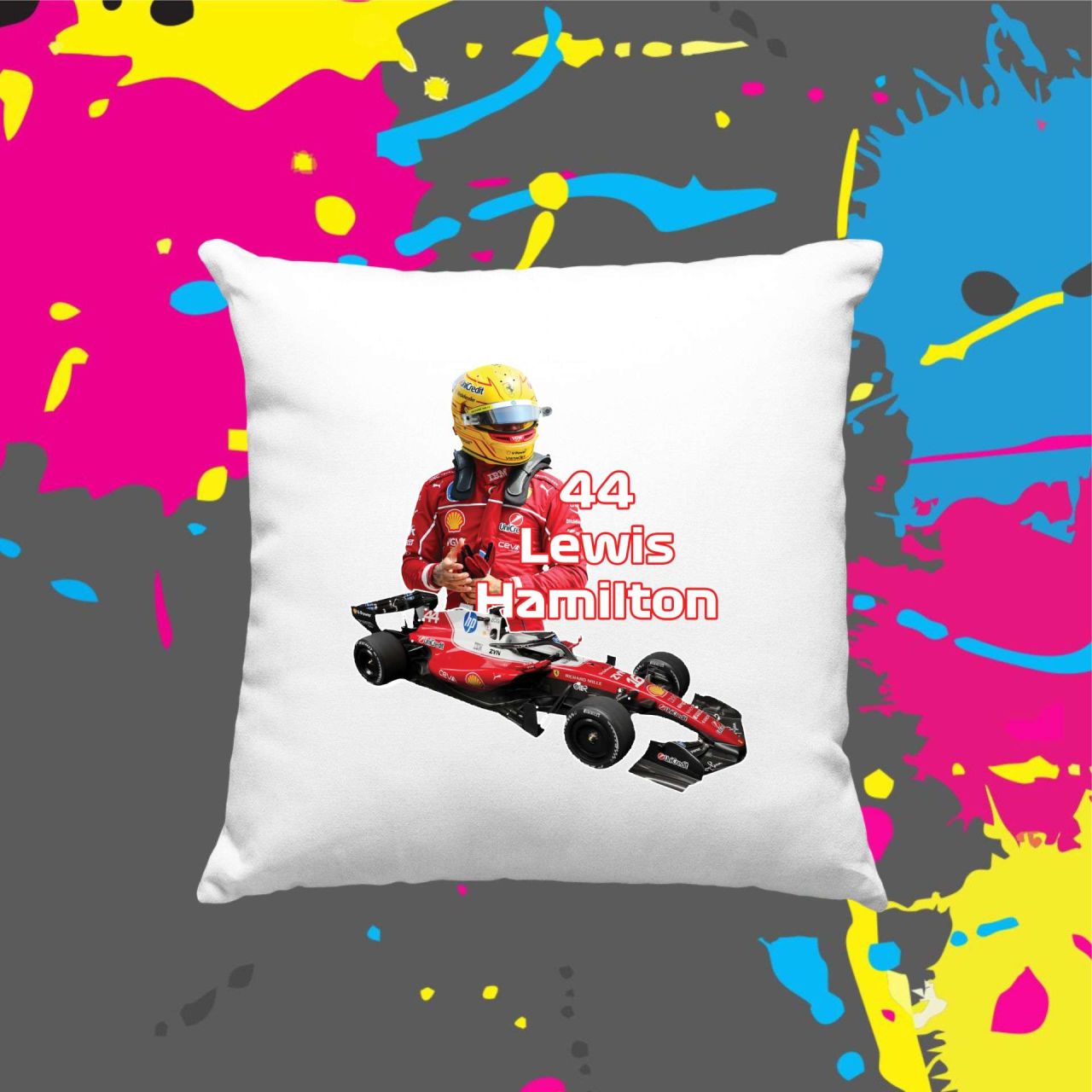 F1 Lewis Hamilton 2026 - Kocka párna