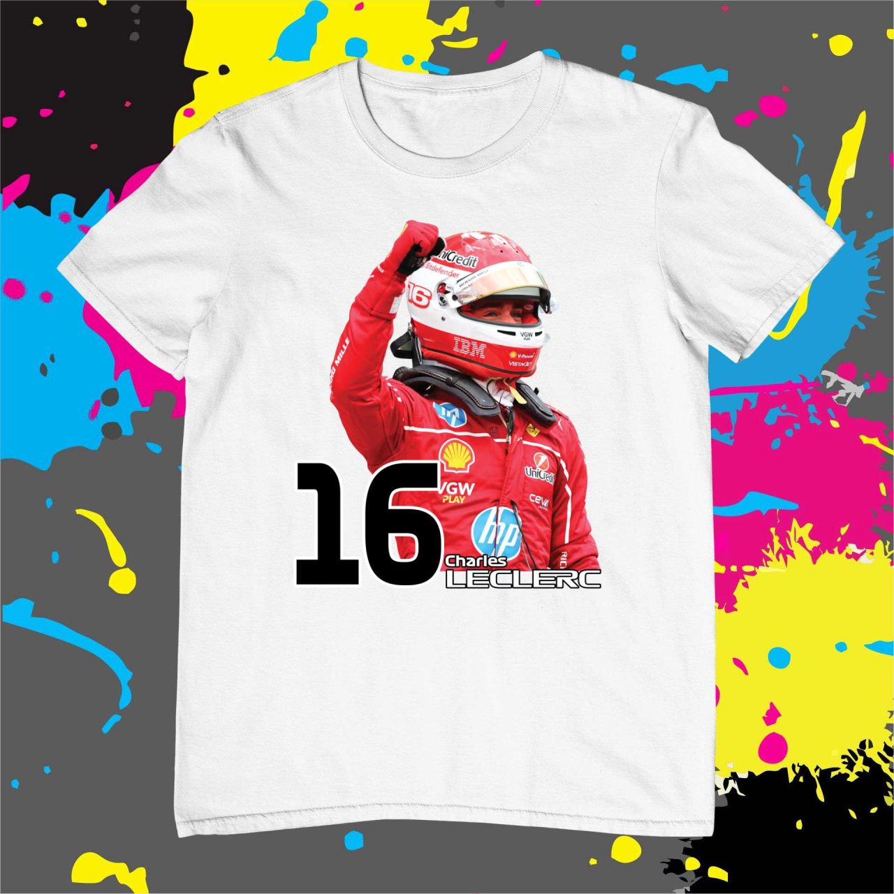 F1 Charles Leclerc 2026 - Férfi póló