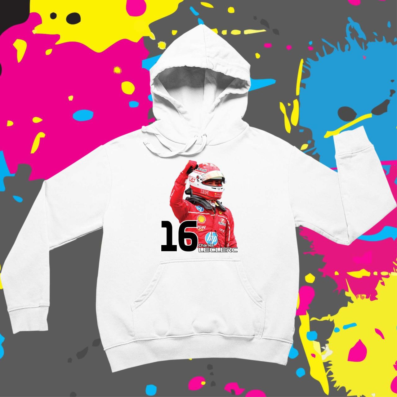 F1 Charles Leclerc 2026 - Kapucnis pulóver