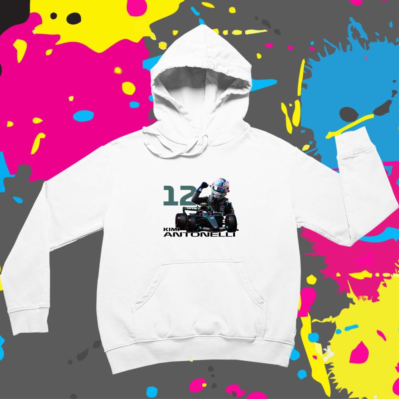 F1 Kimi Antonelli 2026 - Kapucnis pulóver