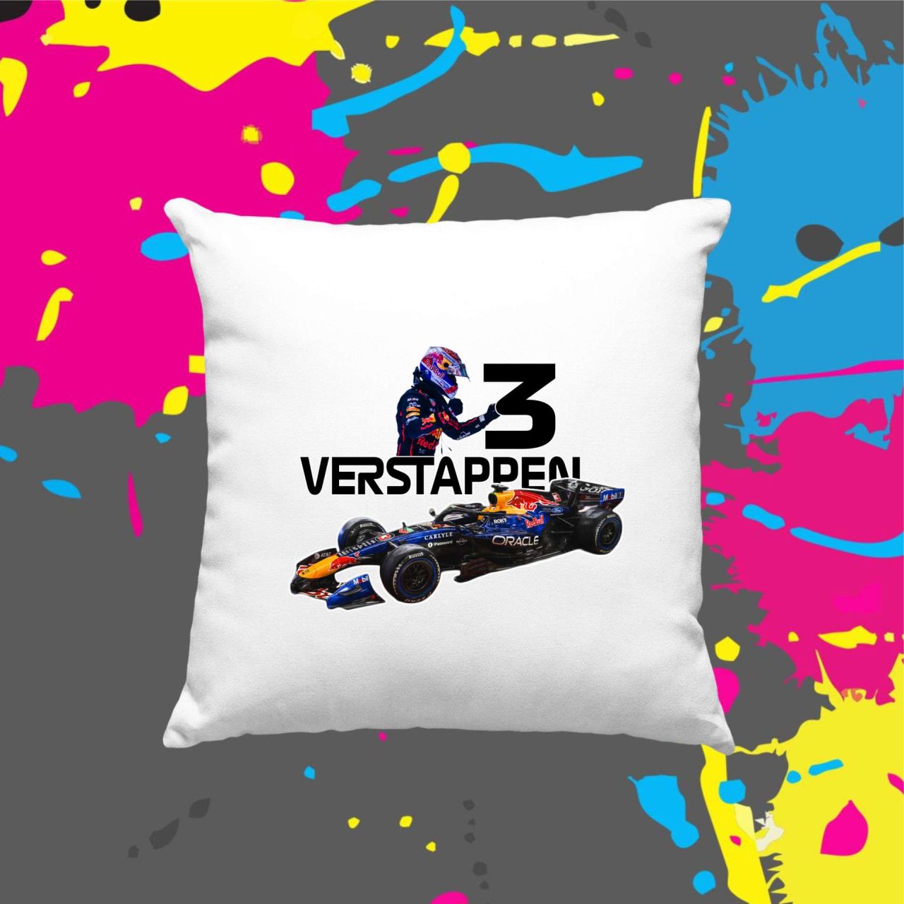 F1 Max Verstappen 2026 - Kocka párna