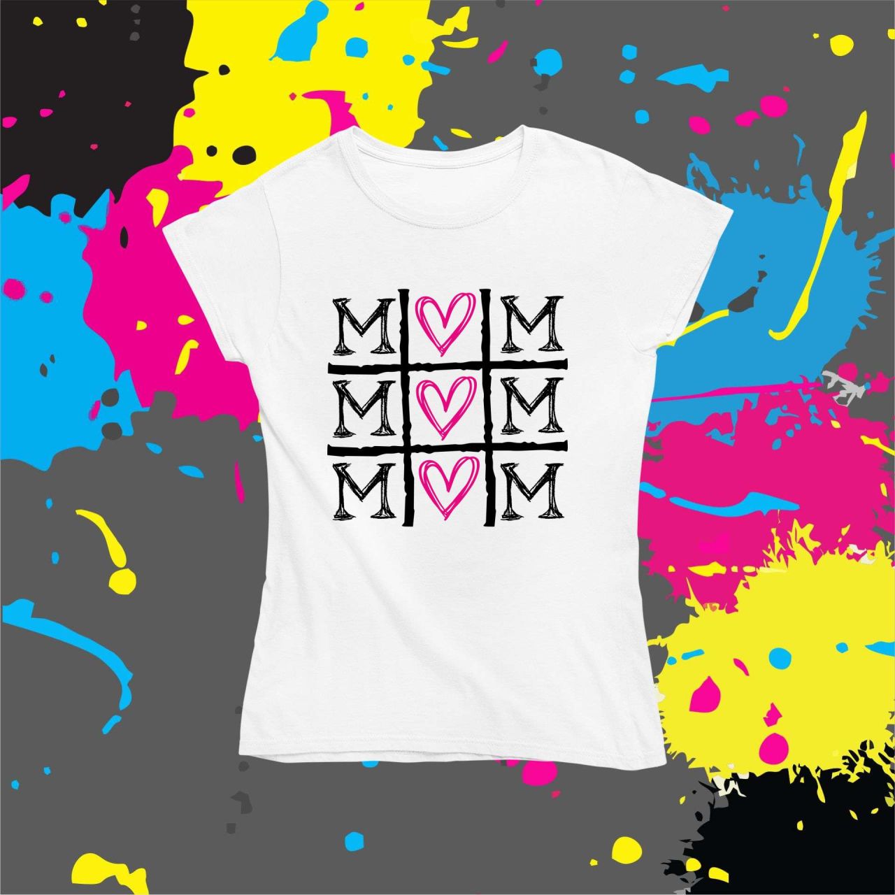 Mom amőba - Női póló