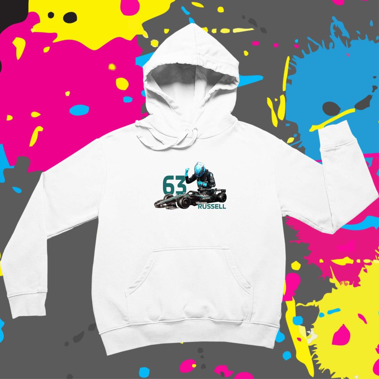 F1 George Russell 2026 - Kapucnis pulóver