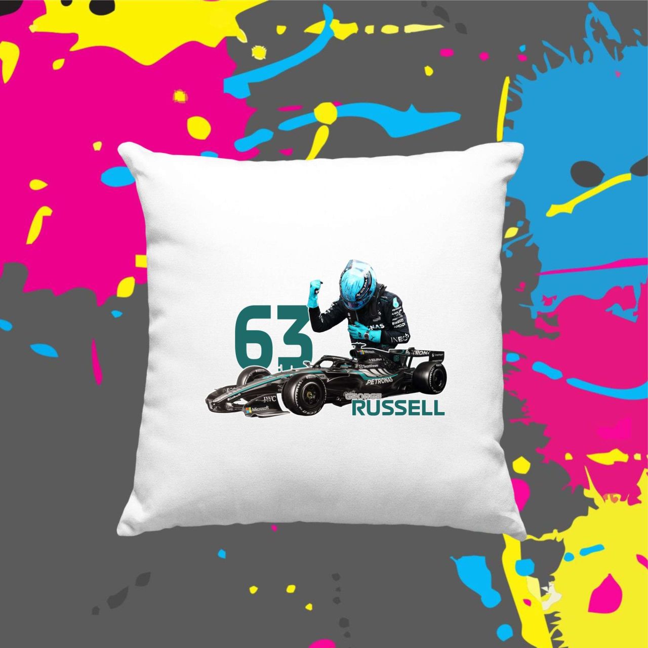 F1 George Russell 2026 - Kocka párna