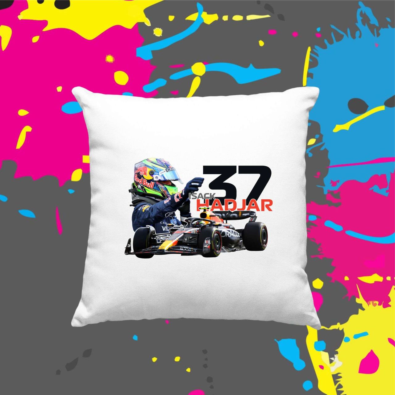 F1 Isack Hadjar 2026 - Kocka párna