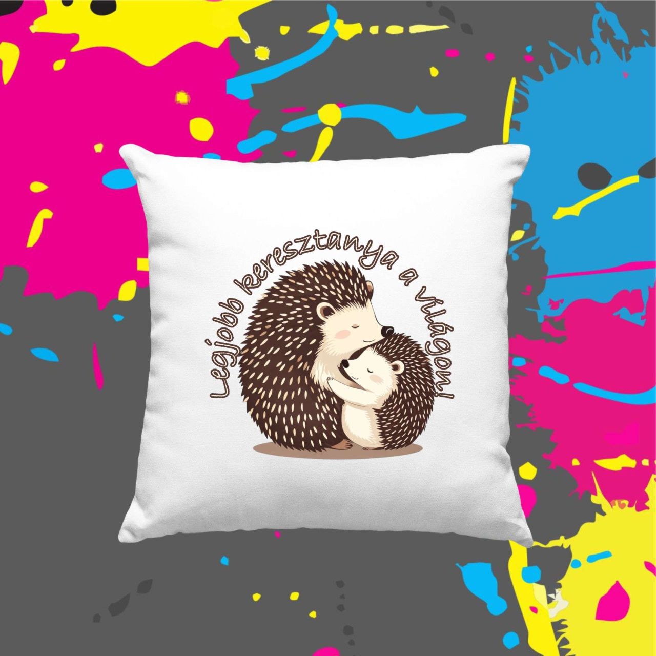 Legjobb keresztanya a világon - Kocka párna