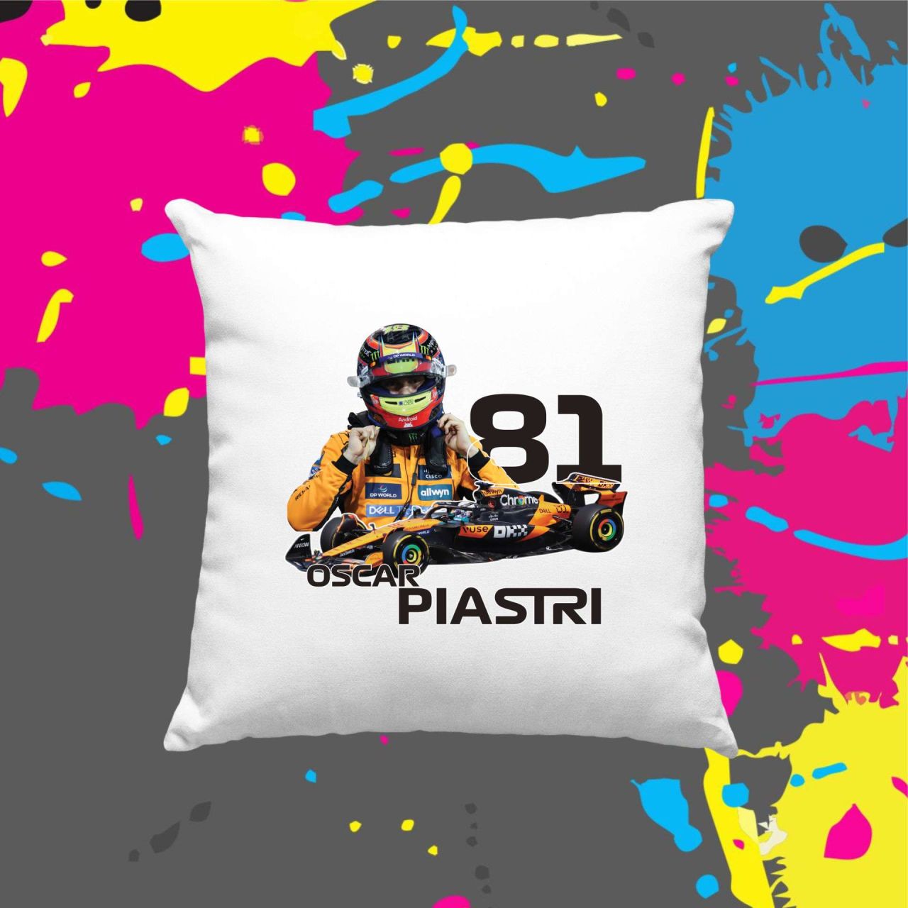 F1 Oscar Piastri 2026 - Kocka párna