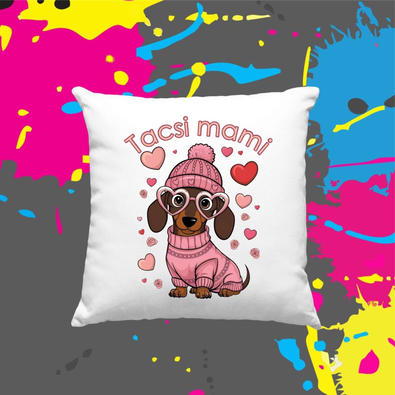 Tacsi Mami - Kocka párna