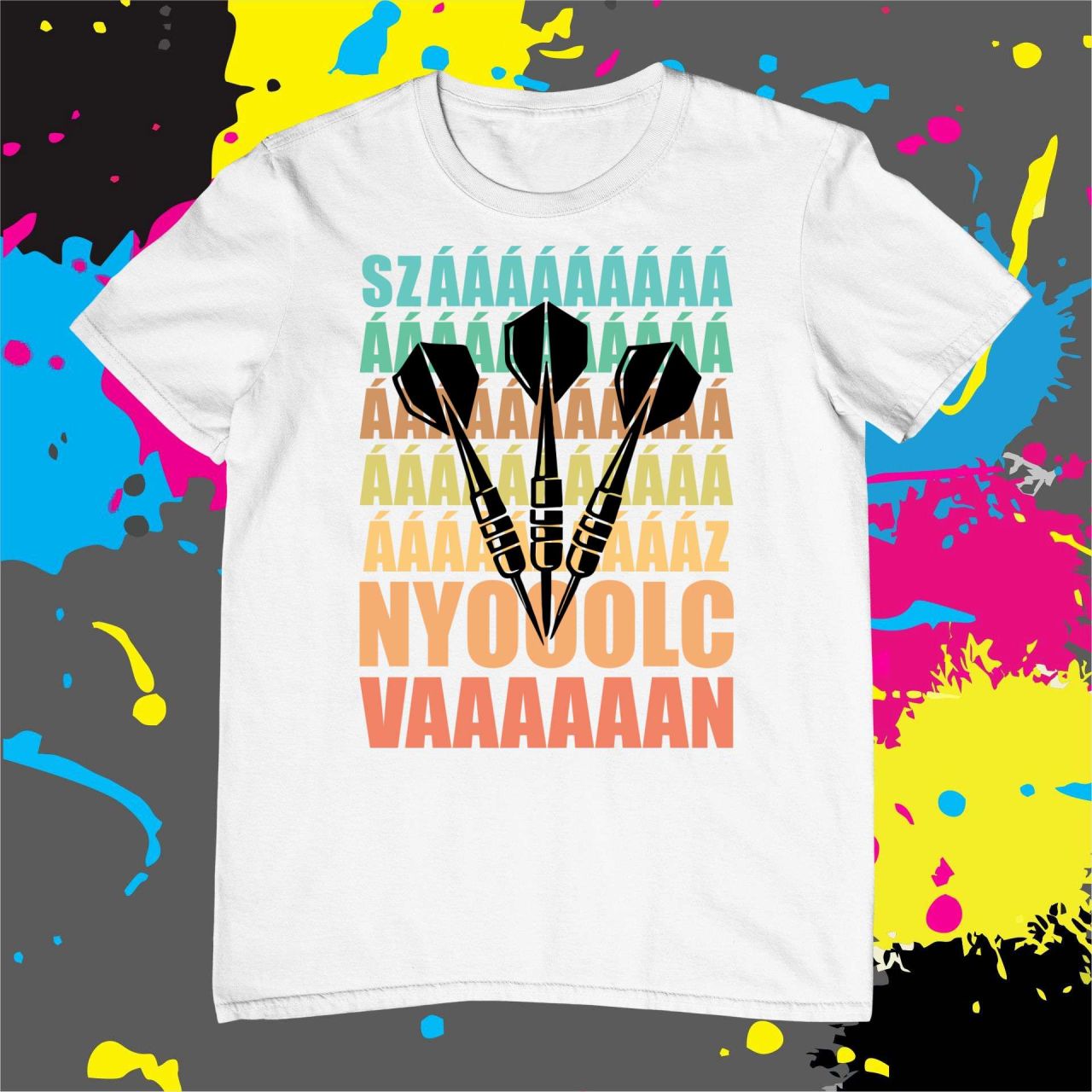 Száznyolcvan Darts - Férfi póló