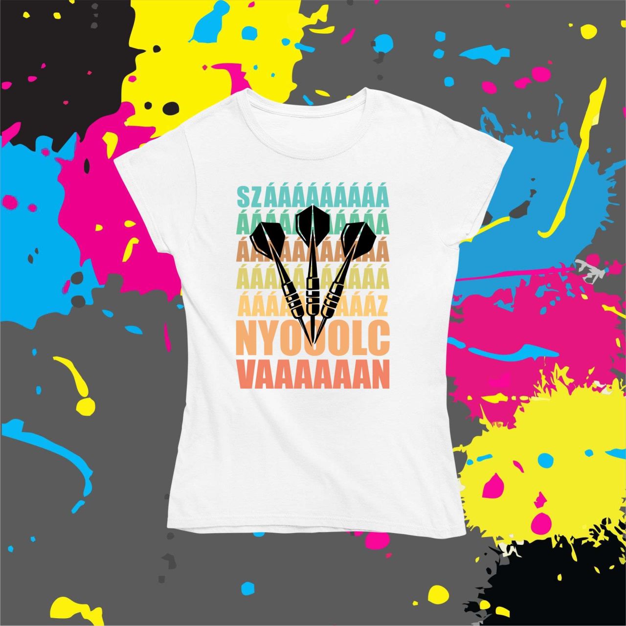 Száznyolcvan Darts - Női póló