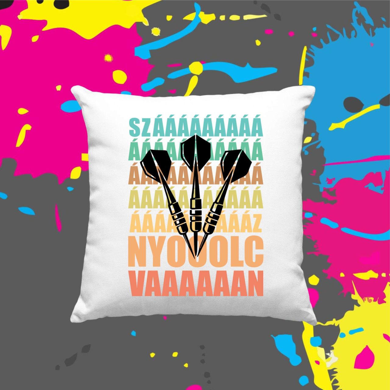 Száznyolcvan Darts - Kocka párna