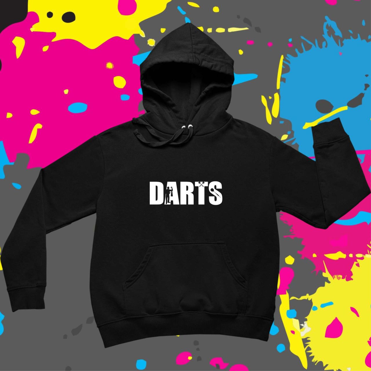 Darts! - Kapucnis pulóver