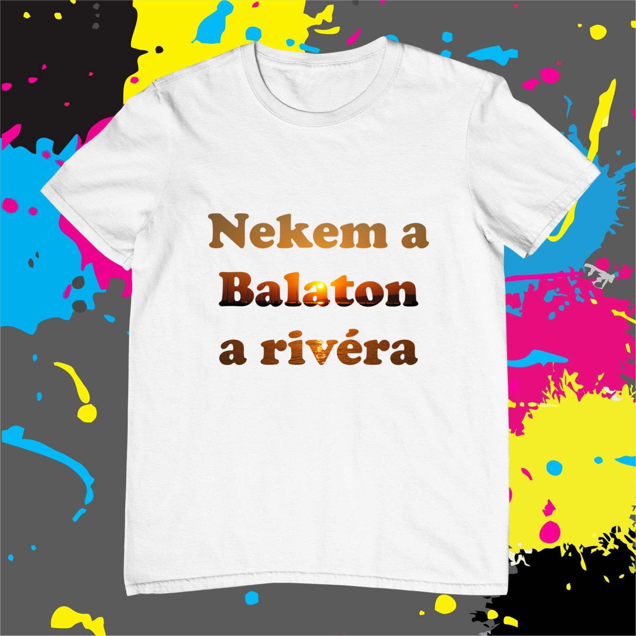 Nekem a Balaton a riviéra - Férfi póló