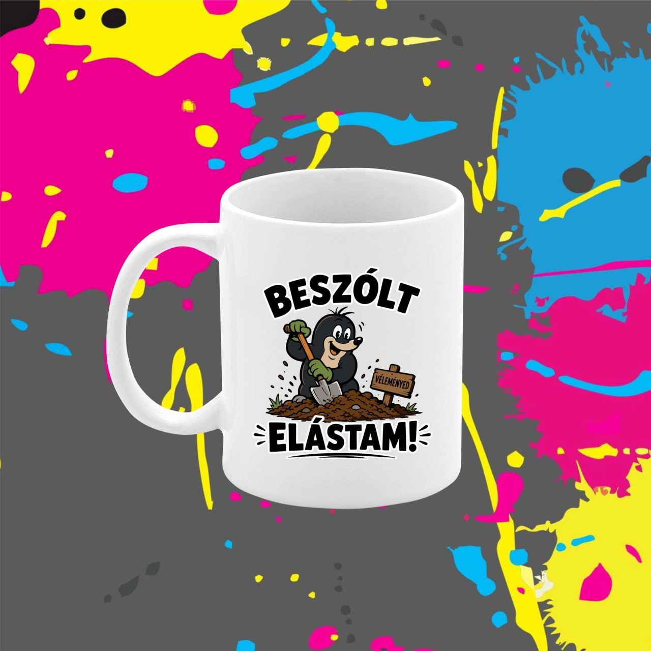 Beszólt elástam - Bögre