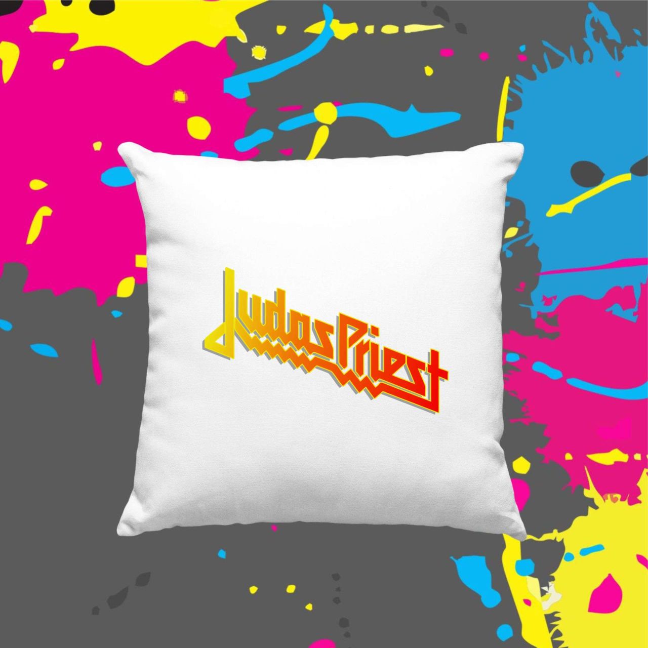 Judas Priest logó - Kocka párna