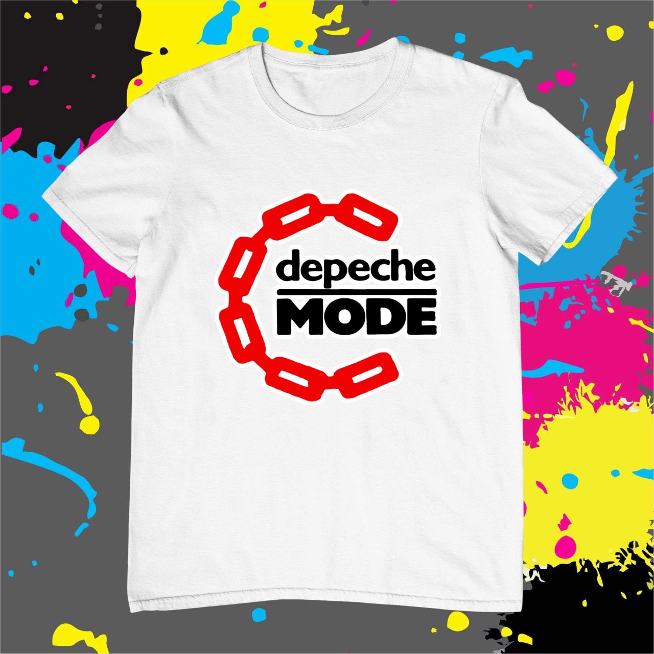 Depeche Mode láncos - Férfi póló