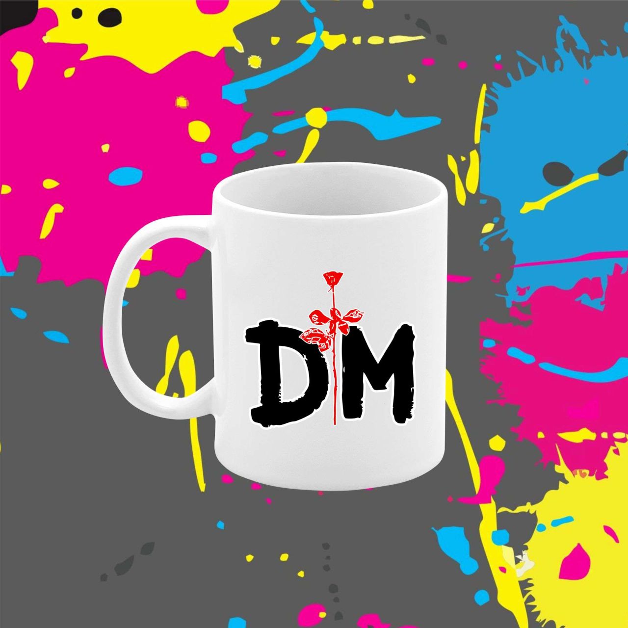 Depeche Mode rózsás - Bögre