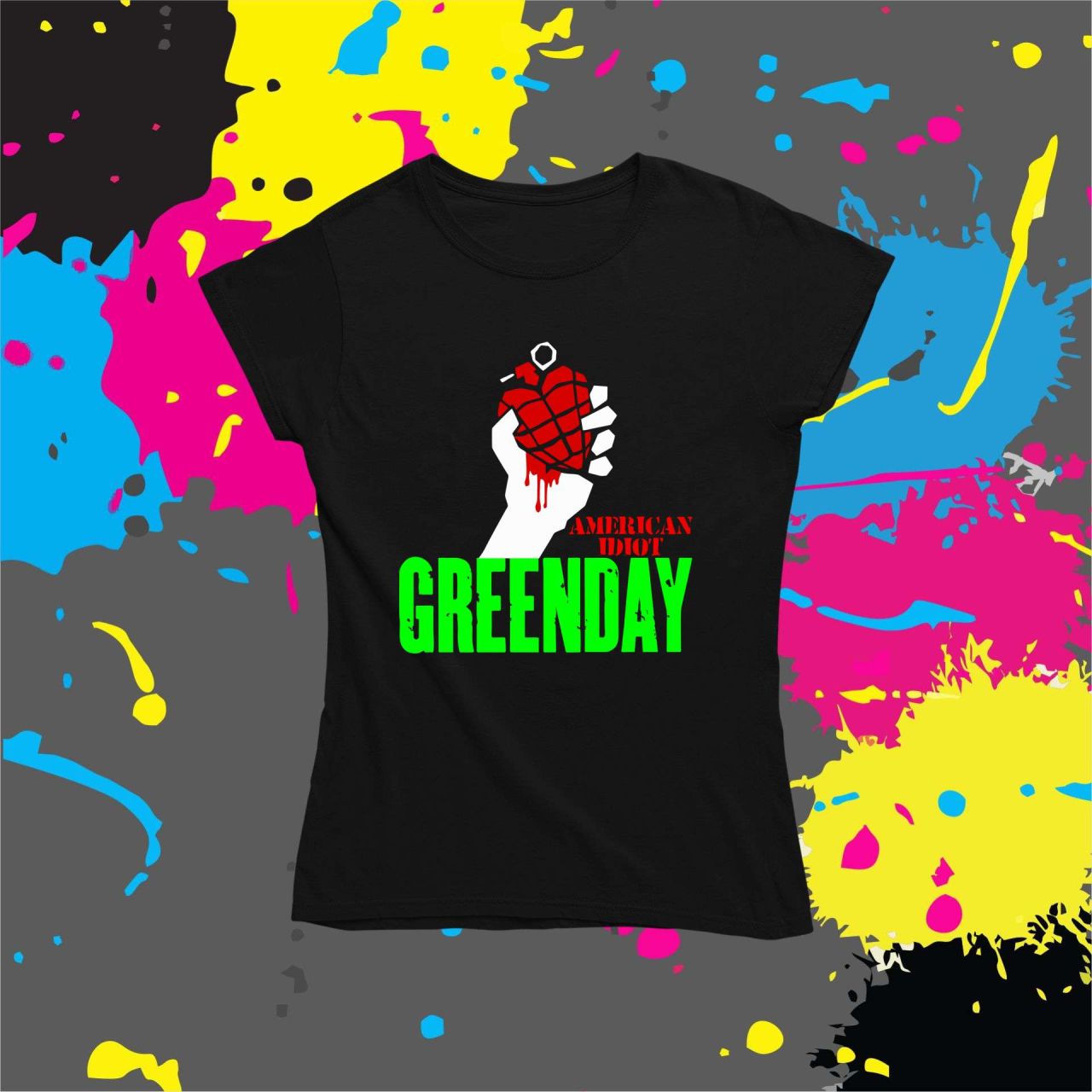 GreenDay American idiot - Női póló