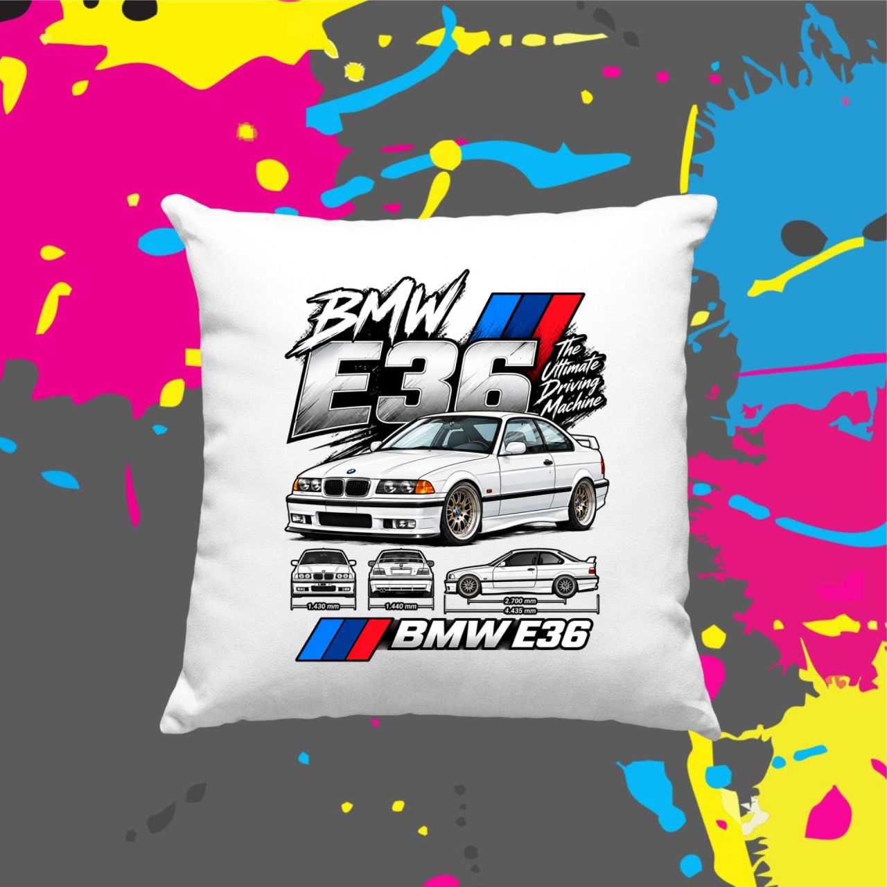 BMW E36 - Kocka párna