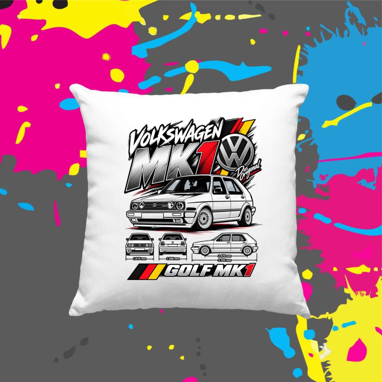 Volkswagen MK1 - Kocka párna