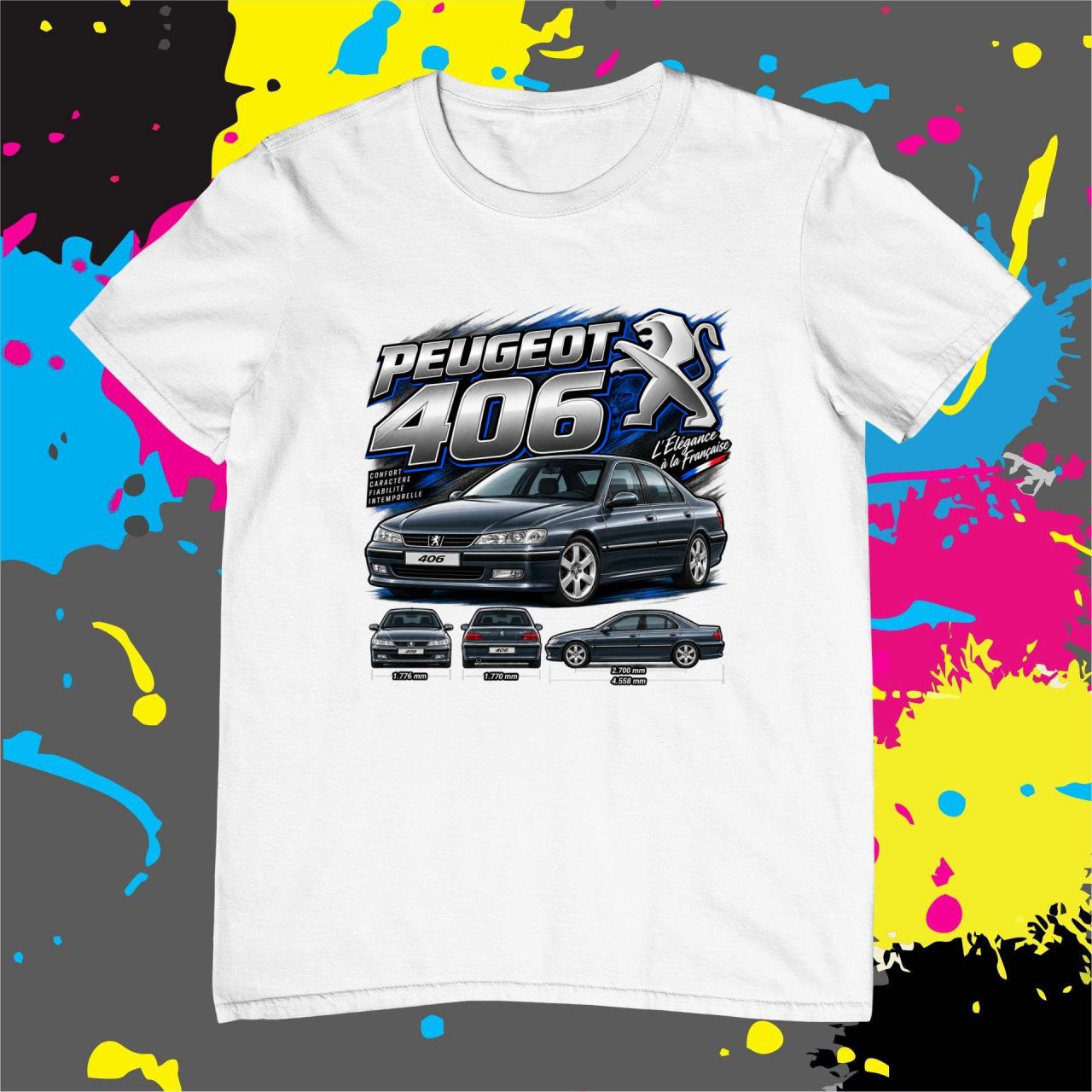 Peugeot 406 - Férfi póló
