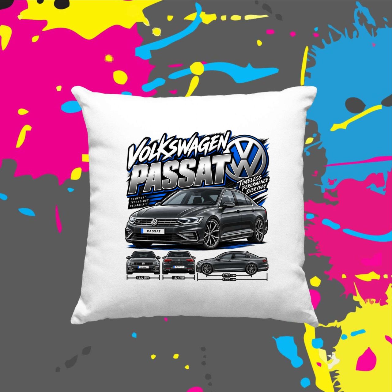 Volkswagen Passat - Kocka párna