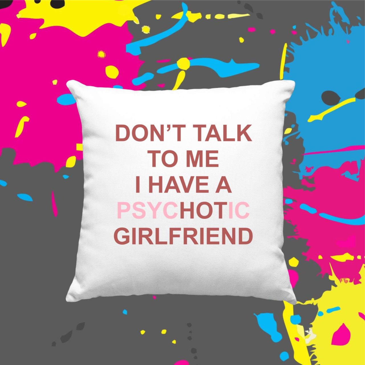 Don't talk to me - Kocka párna