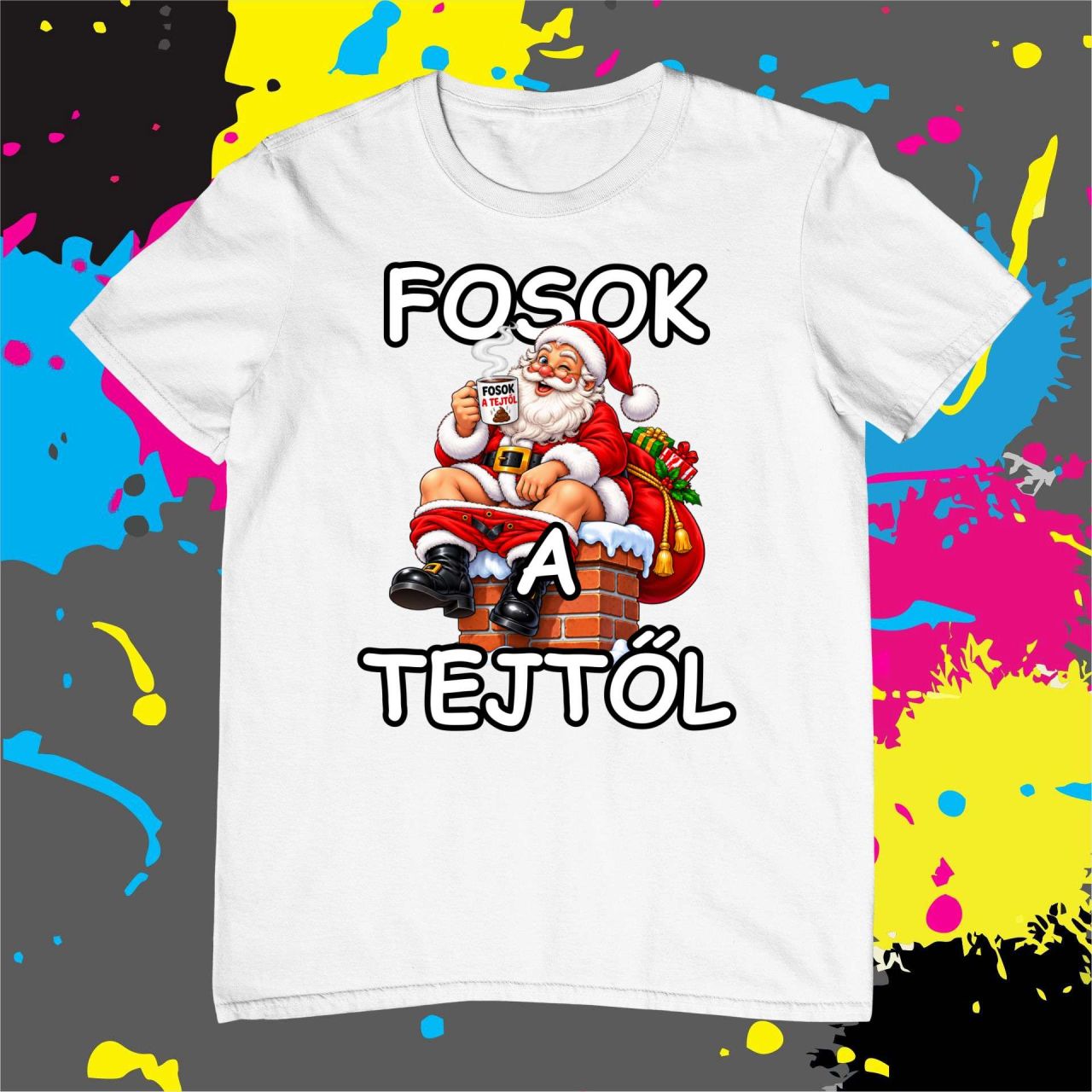 Fosok a tejtől  karácsonyi - Férfi póló