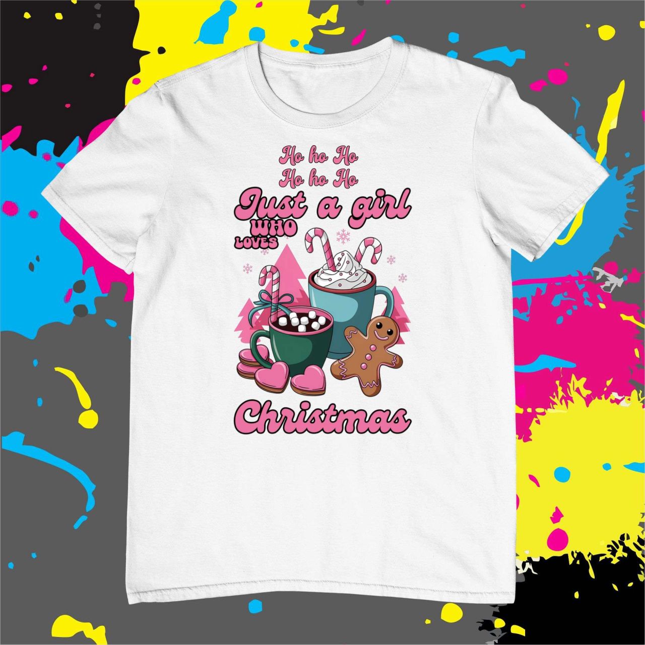 Just a girl who loves Christmas - Férfi póló