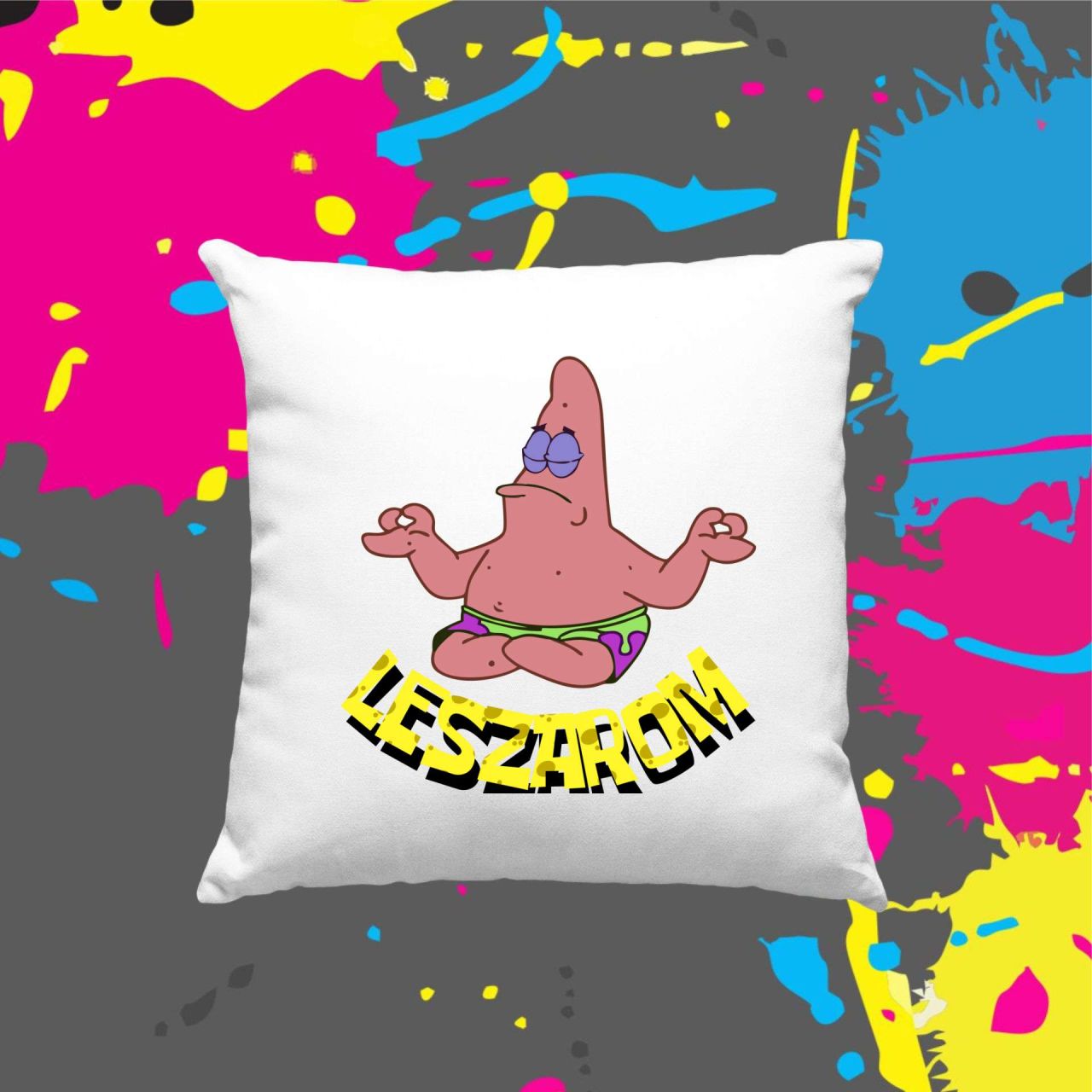 Leszarom - Kocka párna