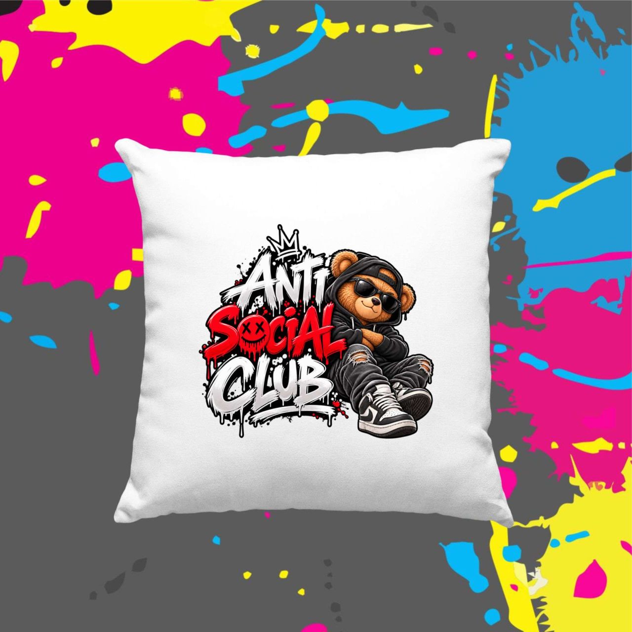 Anti Social Club - Kocka párna
